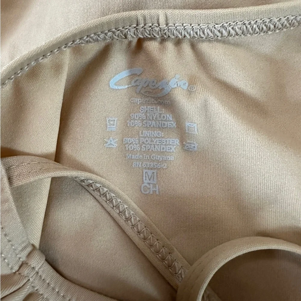 Capezio Nude Ballet Bodysuit Leotard Size M